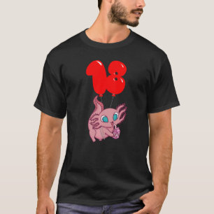 T-shirt Lait fraise Axolotl 18e anniversaire Enfants Ballo