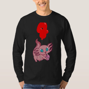 T-shirt Lait fraise Axolotl 4e anniversaire Enfants Balloo
