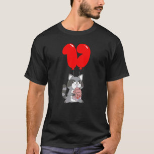 T-shirt Lait fraise Raccoon 17e anniversaire Enfants Ballo