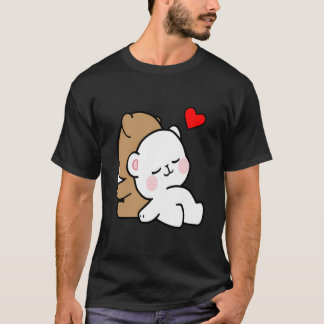 T-shirt Lait mignon Mocha Histoire du coucher toujours bai