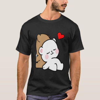 T-shirt Lait mignon Mocha Histoire du coucher toujours bai