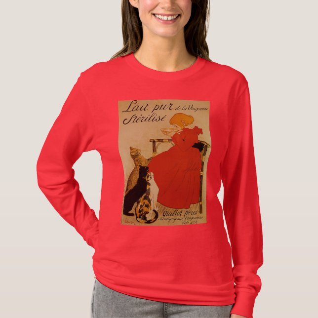 T-shirt Lait pur français de Vineanne (Devant)