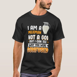T-shirt Laitier Collègue De Travail Et Collègue Deux