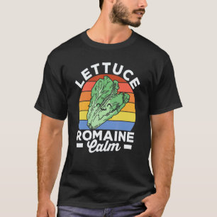 T-shirt Laitue Romain Végétalienne Calme Nourriture Végéta