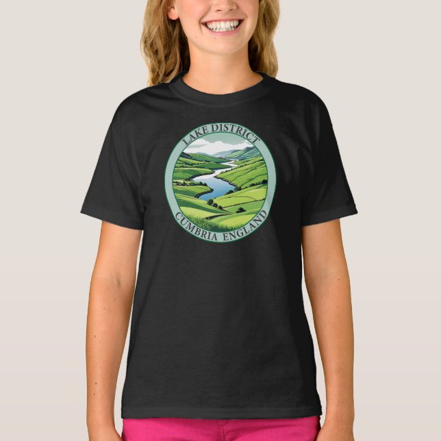 T-shirt Lake District Cumbria England (Devant)