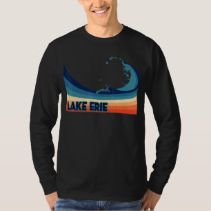 T-shirt Lake Erie Rétro Bateau Voile & Pêche Vacatio
