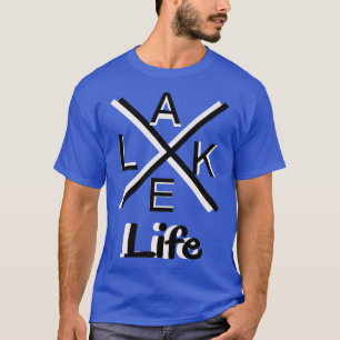 T-shirt Lake Life Funny Camping Pêche Premium