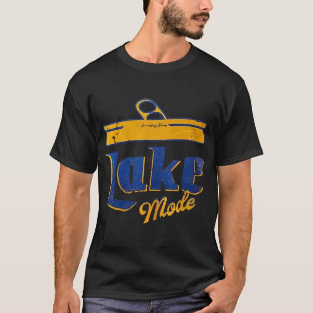 T-shirt Lake Life Lake Mode Summer Mens Womens Lake Mode (Devant)