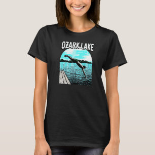 T-shirt Lake Life Ozark Lake Natation Missouri Swimmer Swi