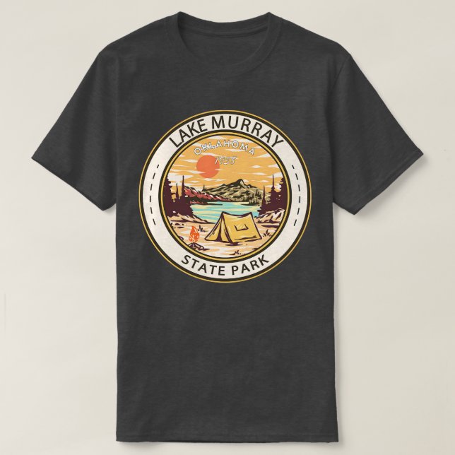 T-shirt Lake Murray State Park Oklahoma Badge (Design devant)