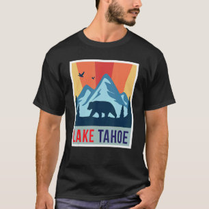 T-shirt Lake Tahoe Grizzly bear California Ski Mountains C