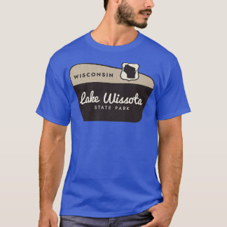 T-shirt Lake Wissota State Park Wisconsin Affiche de bienv