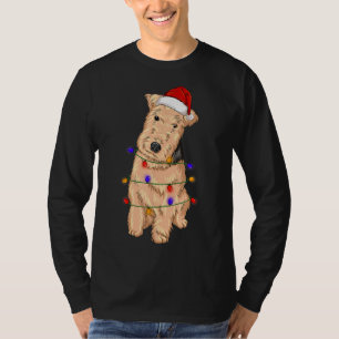 T-shirt Lakeland Terrier Chien portant les lumières du Cas
