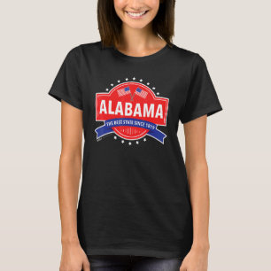 T-shirt L'Alabama Le Meilleur Etat Depuis 1819 4 juillet