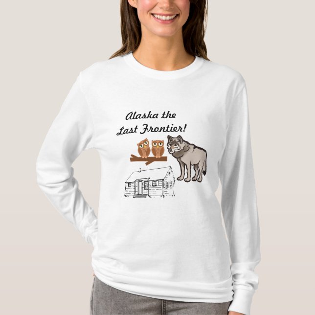 T-shirt L'Alaska La Dernière Frontière (Devant)