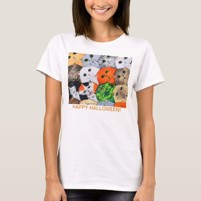 T-shirt L'alien parmi nous chemise pour Halloween (Devant)