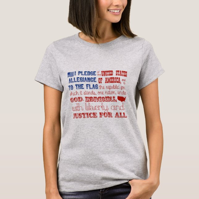 T-shirt L'allégeance aux engagements (Devant)