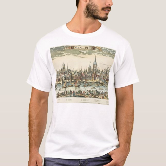 T-shirt L'Allemagne : Cologne, 1710 (Devant)