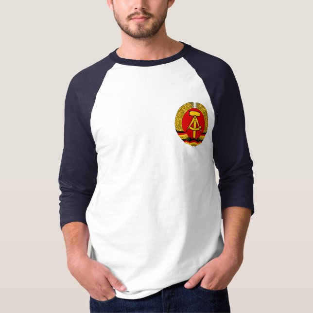 T-shirt L'Allemagne de l'Est (RDA) (Devant)