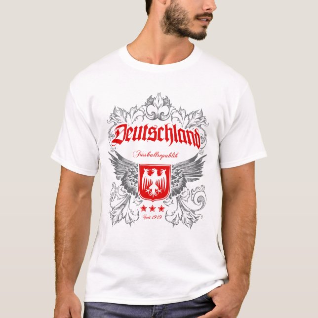 T-shirt L'ALLEMAGNE - le Fussballrepublik (Devant)