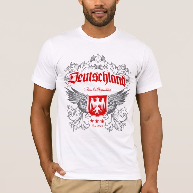 T-shirt L'ALLEMAGNE - le Fussballrepublik (Devant)