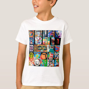 T-shirt L'alphabet hébreu - alephbet