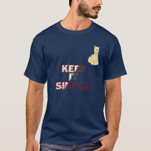 T - Shirt Lama behielt es einfach