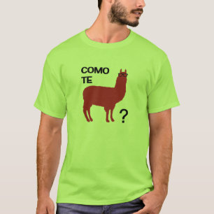 T-shirt Lama de Como Te