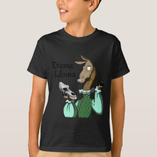 T-shirt Lama de drame