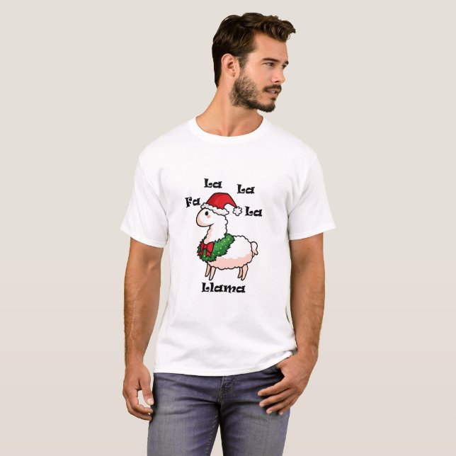 T-shirt Lama de La de La de La de fa (Devant entier)
