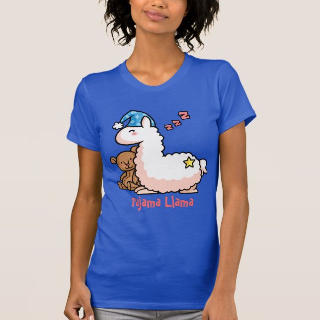 T-shirt Lama de pyjama (Devant)