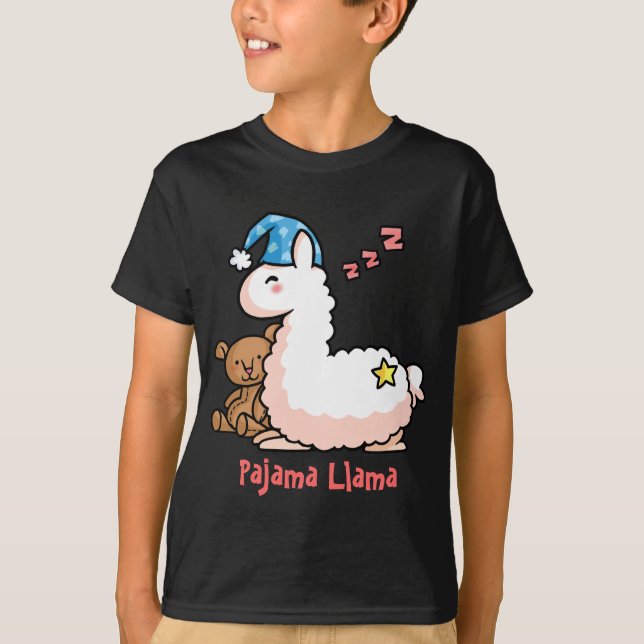 T-shirt Lama de pyjama (Devant)