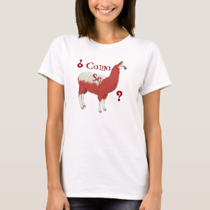 T-shirt Lama de Se de Como de ¿ ? Pièce en t de mode ave