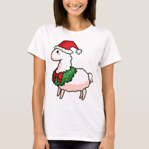 T-shirt Lama Elf de vacances