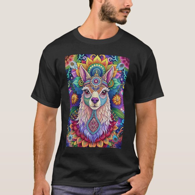 T-shirt Lama Mandala (Devant)