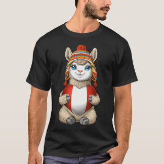 T-shirt Lama péruvien
