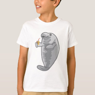 T-shirt Lamantin glacé - juste froid