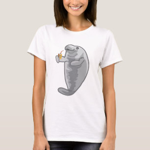 T-shirt Lamantin glacé - juste froid