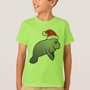 T-shirt Lamantin Père Noël de Noël