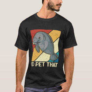 T-shirt Lamantins Vaches Marines Flotteur Patate Caresse C