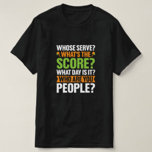 T-shirt L'amateur de pickleball The Score