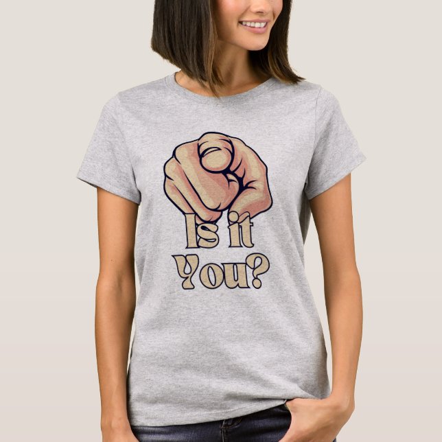T-shirt "L'âme rayonnante : C'est toi ?" (Devant)
