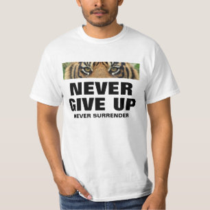 T-shirt L'amélioration de soi n'abandonne jamais abandonne
