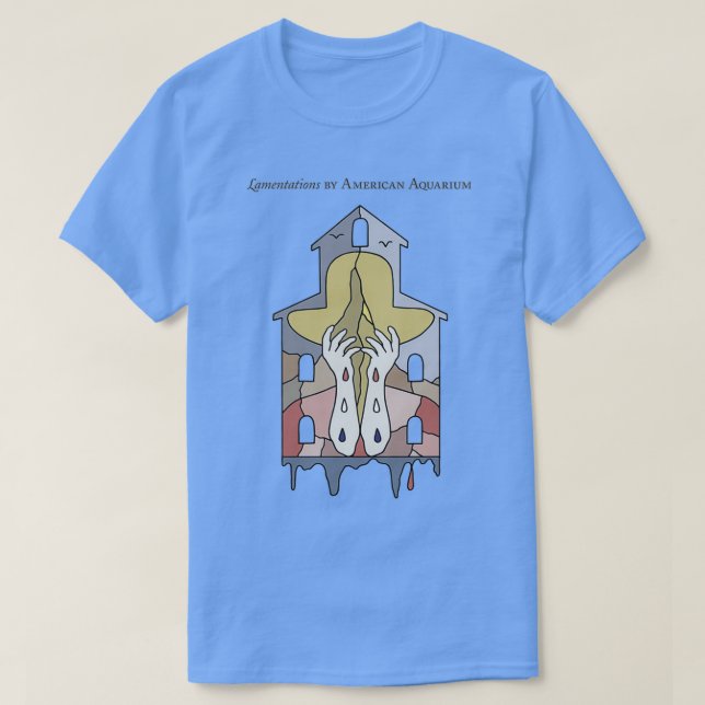 T-shirt Lamentations de American Aquarium (Design devant)