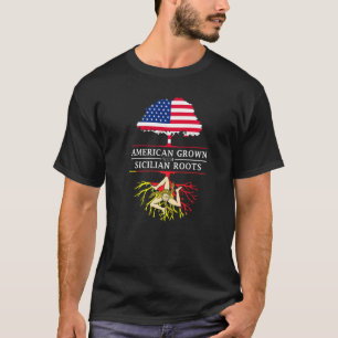 T-shirt L'Américain Cultive Avec Des Racines Siciliennes S