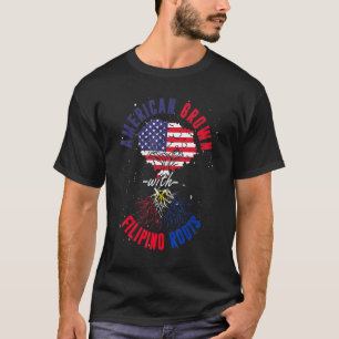 T-shirt L'Américain Cultive Avec Les Racines Philippines P