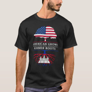 T-shirt L'Américain développé avec le Cambodgien enraci