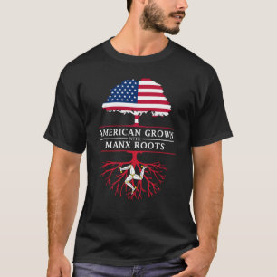 T-shirt L'Américain développé avec le Mannois enracine 