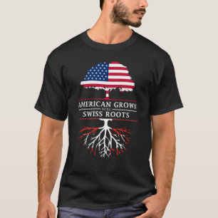 T-shirt L'Américain développé avec le Suisse enracine  