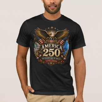 T-shirt L'Amérique 250 Âge d'or de l'Amérique